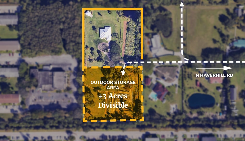 Outdoor Storage Off North Haverhill, West Palm Beach, FL for lease Primary Photo- Image 1 of 2