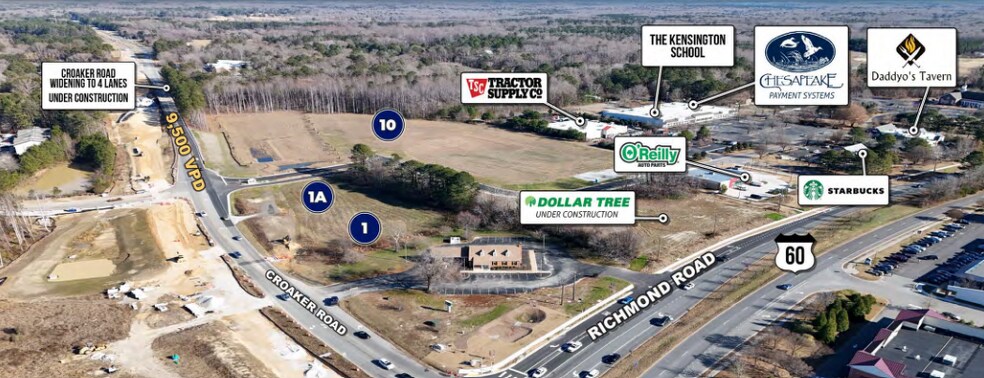 Richmond Rd & Croaker Rd, Williamsburg, VA à vendre - Photo du bâtiment - Image 2 de 4