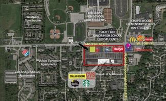 Plus de détails pour 7315-7437 W 10th St, Indianapolis, IN - Commerce de détail, Local d'activités à louer