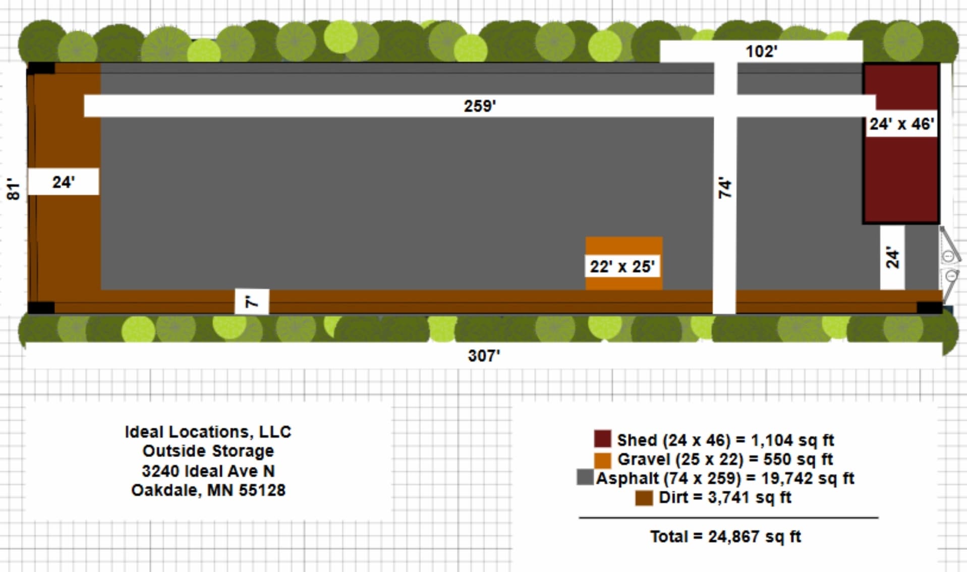 3240 Ideal Ave N, Saint Paul, MN for lease Site Plan- Image 1 of 3