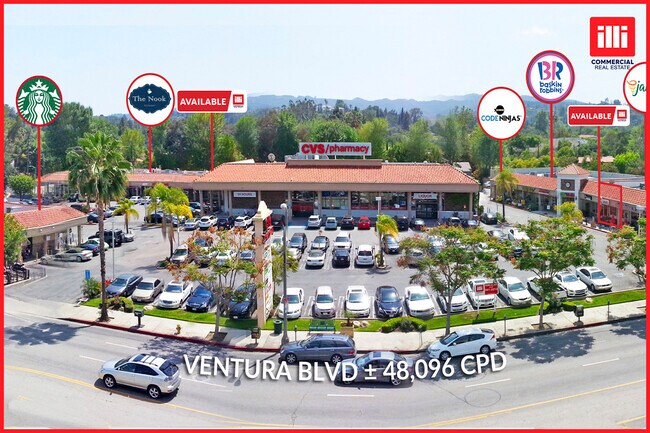 Plus de détails pour 17300 Ventura Blvd, Encino, CA - Commerce de détail à louer