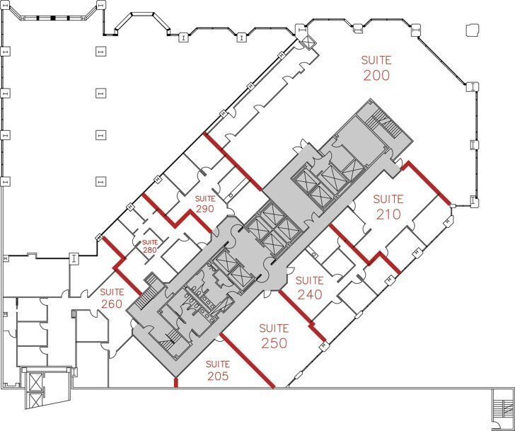 501 W Broadway, San Diego, CA for lease Floor Plan- Image 1 of 1