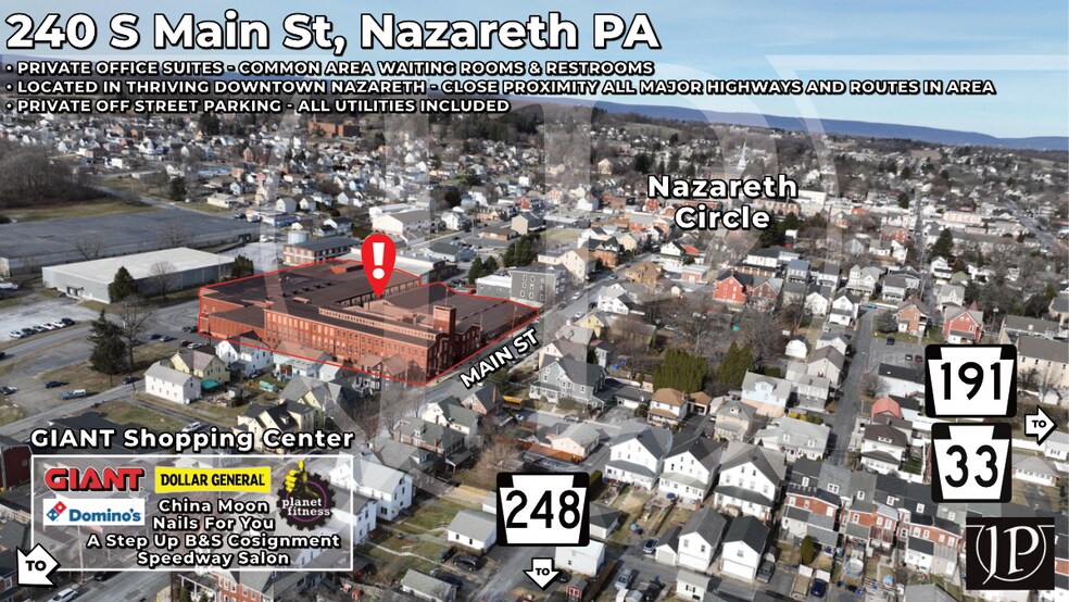 240 S Main St, Nazareth, PA à louer - Photo du bâtiment - Image 2 de 93