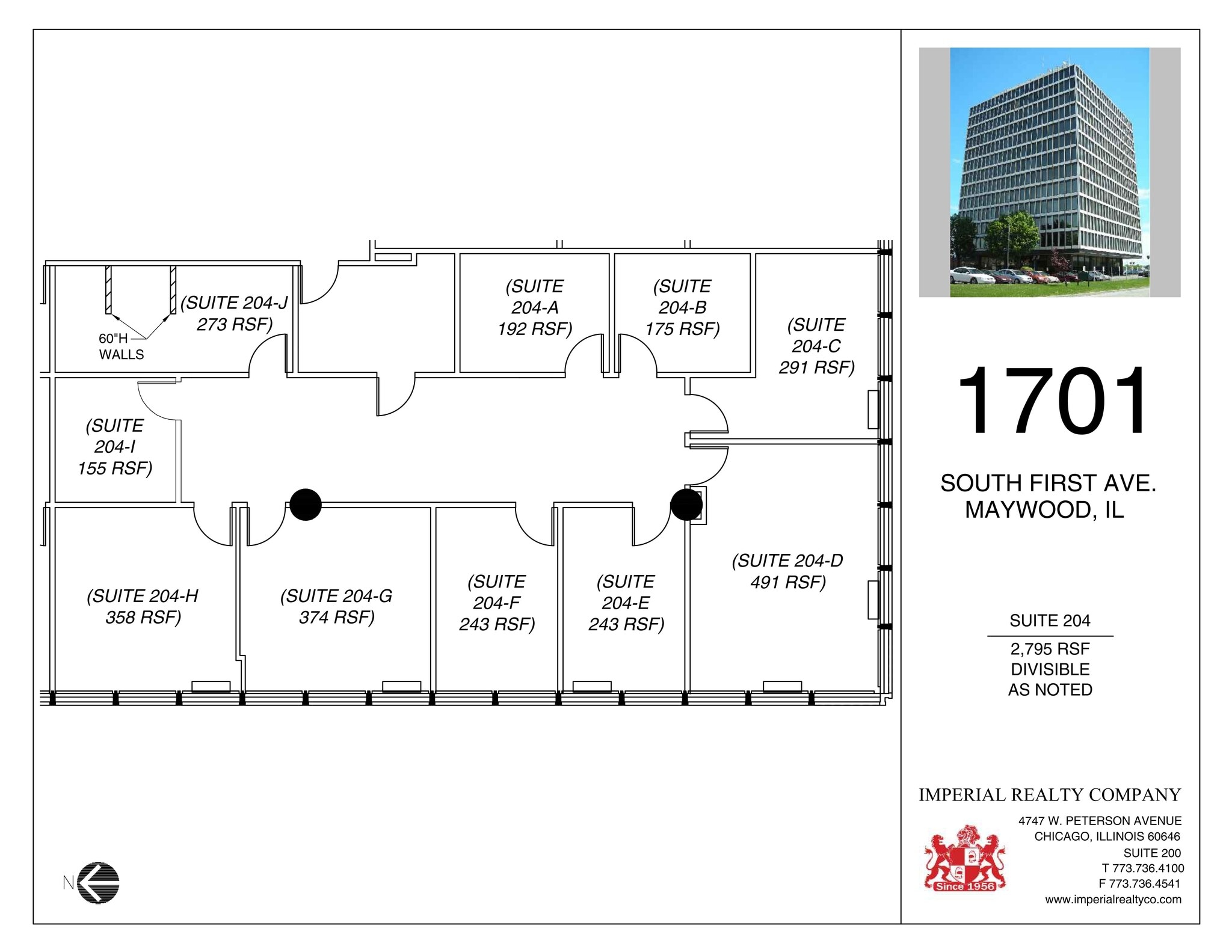 1701 S 1st Ave, Maywood, IL for lease Site Plan- Image 1 of 1