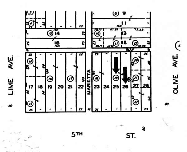 737 E 5th St, Long Beach, CA à vendre - Plan cadastral - Image 2 de 11