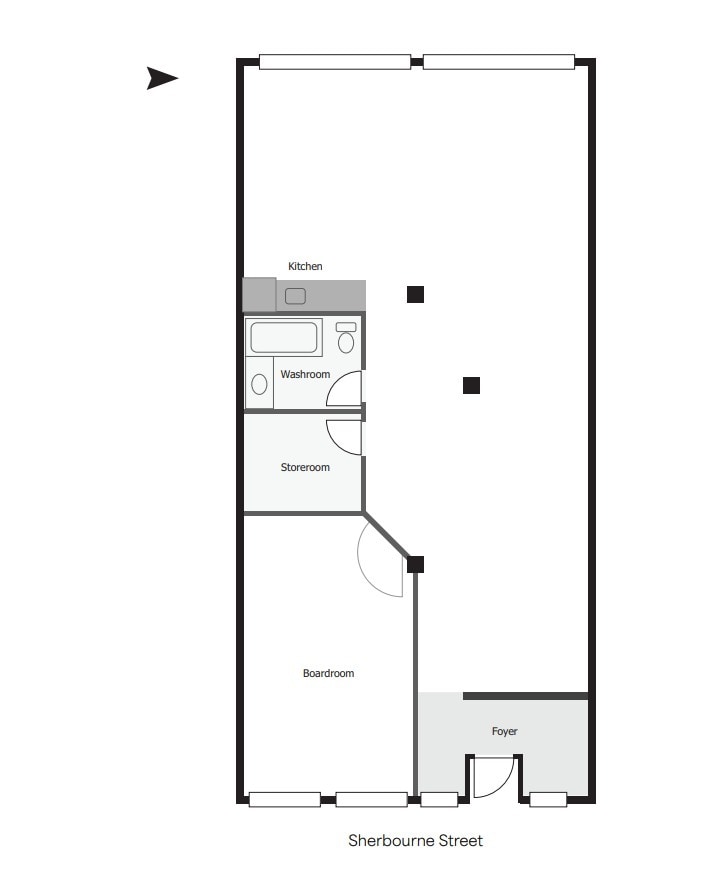 80 Sherbourne St, Toronto, ON M5A 2R1 - Unit 101 -  - Floor Plan - Image 1 of 5