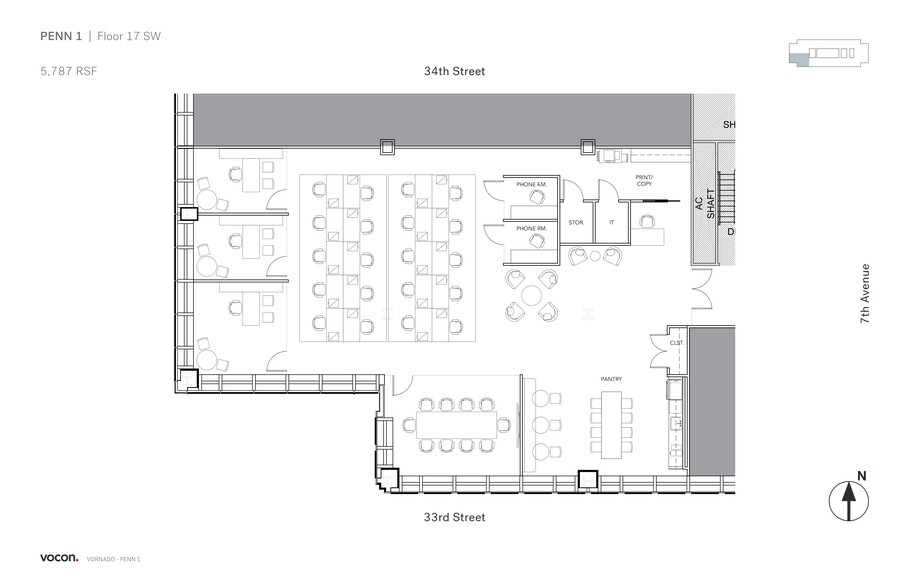 PENN 1, New York, NY for lease - Site Plan - Image 2 of 18