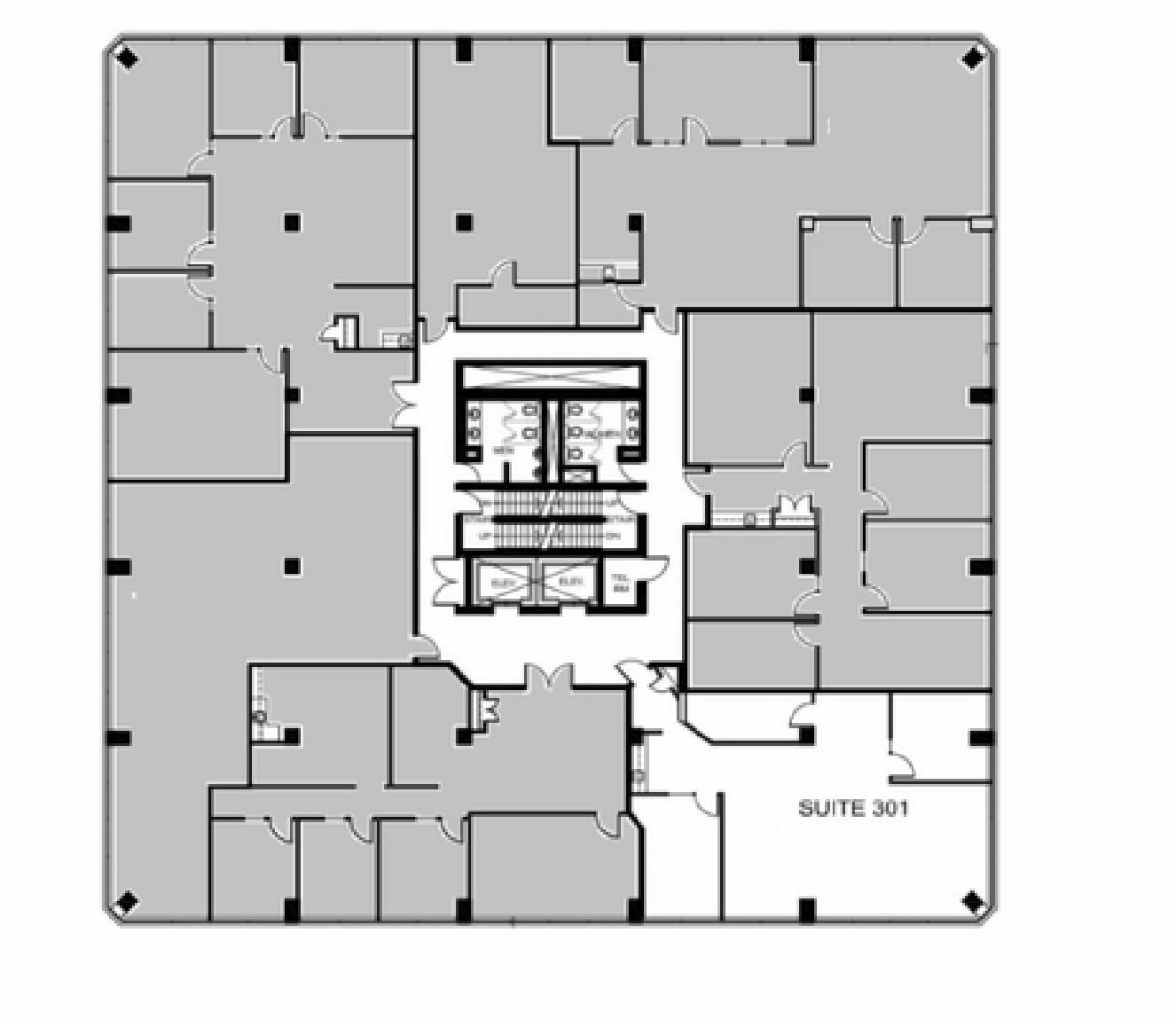 6299 Airport Rd, Mississauga, ON à louer Plan d’étage- Image 1 de 1