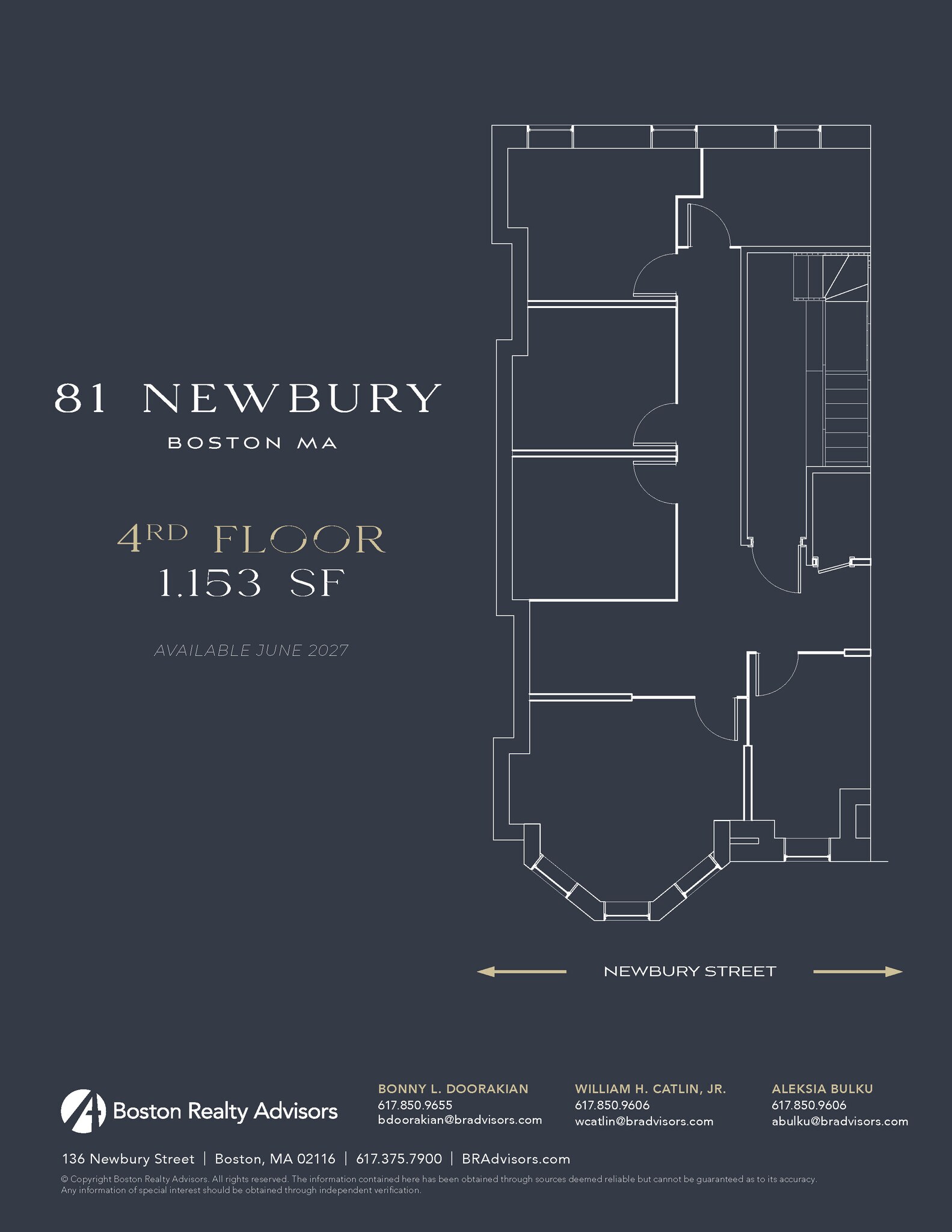 81 Newbury St, Boston, MA for lease Floor Plan- Image 1 of 4