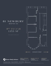 81 Newbury St, Boston, MA for lease Floor Plan- Image 1 of 4