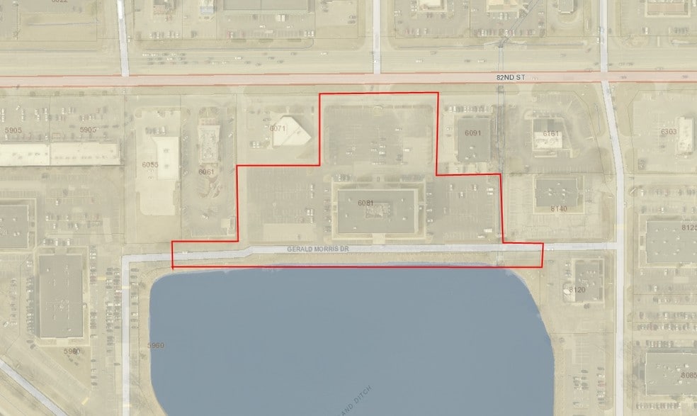 6081 E 82nd St, Indianapolis, IN for lease - Plat Map - Image 2 of 2