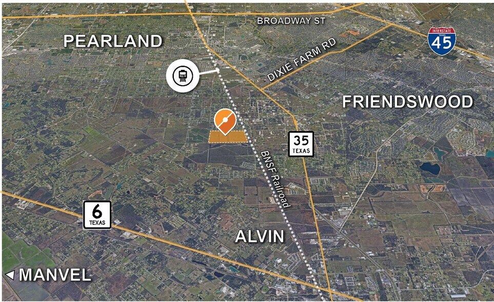 0 Ramirez Rd, Alvin, TX à vendre - Aérien - Image 2 de 2