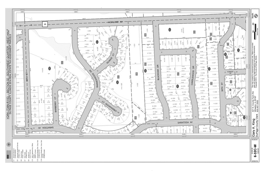 3800 Highland Ave, Downers Grove, IL à vendre - Plan cadastral - Image 3 de 24