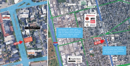 1629 San Pablo Ave, Berkeley, CA - Aerial  map view - Image1
