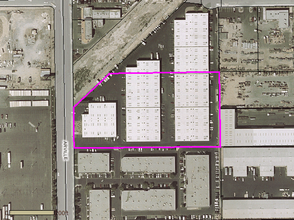 4560 Arville St, Las Vegas, NV for lease Aerial- Image 1 of 2