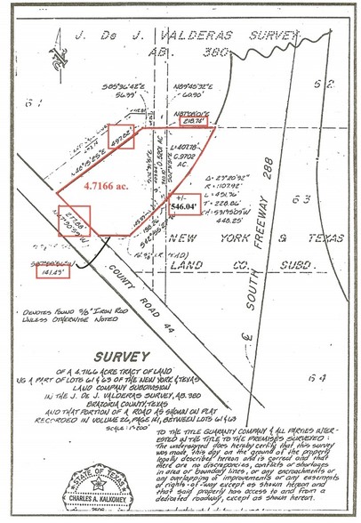 Anchor Rd, Angleton, TX for sale - Plat Map - Image 2 of 4