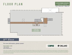 3275 South Mercy Road, Gilbert, AZ for lease Floor Plan- Image 1 of 1