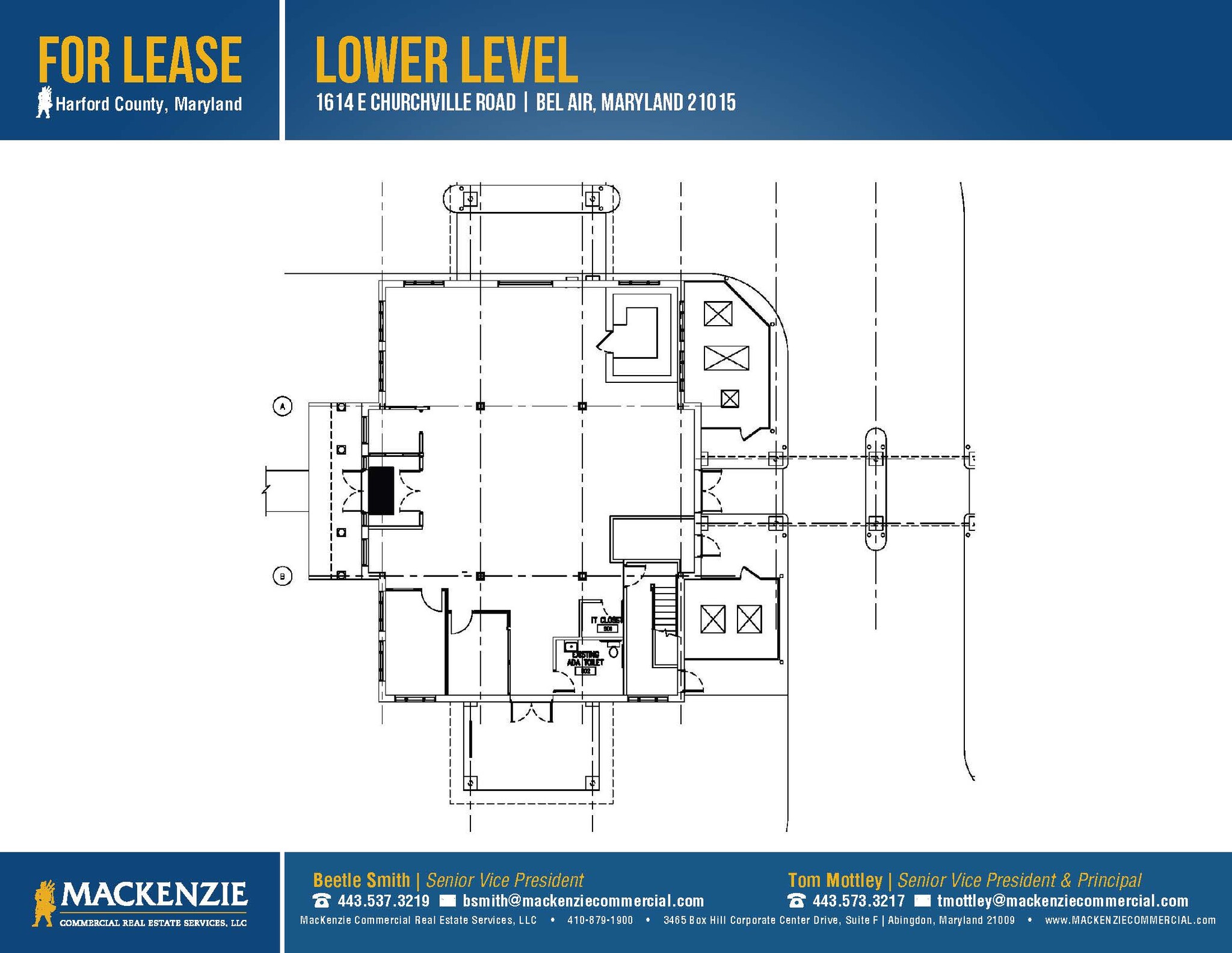 1614 E Churchville Rd, Bel Air, MD for lease Floor Plan- Image 1 of 1