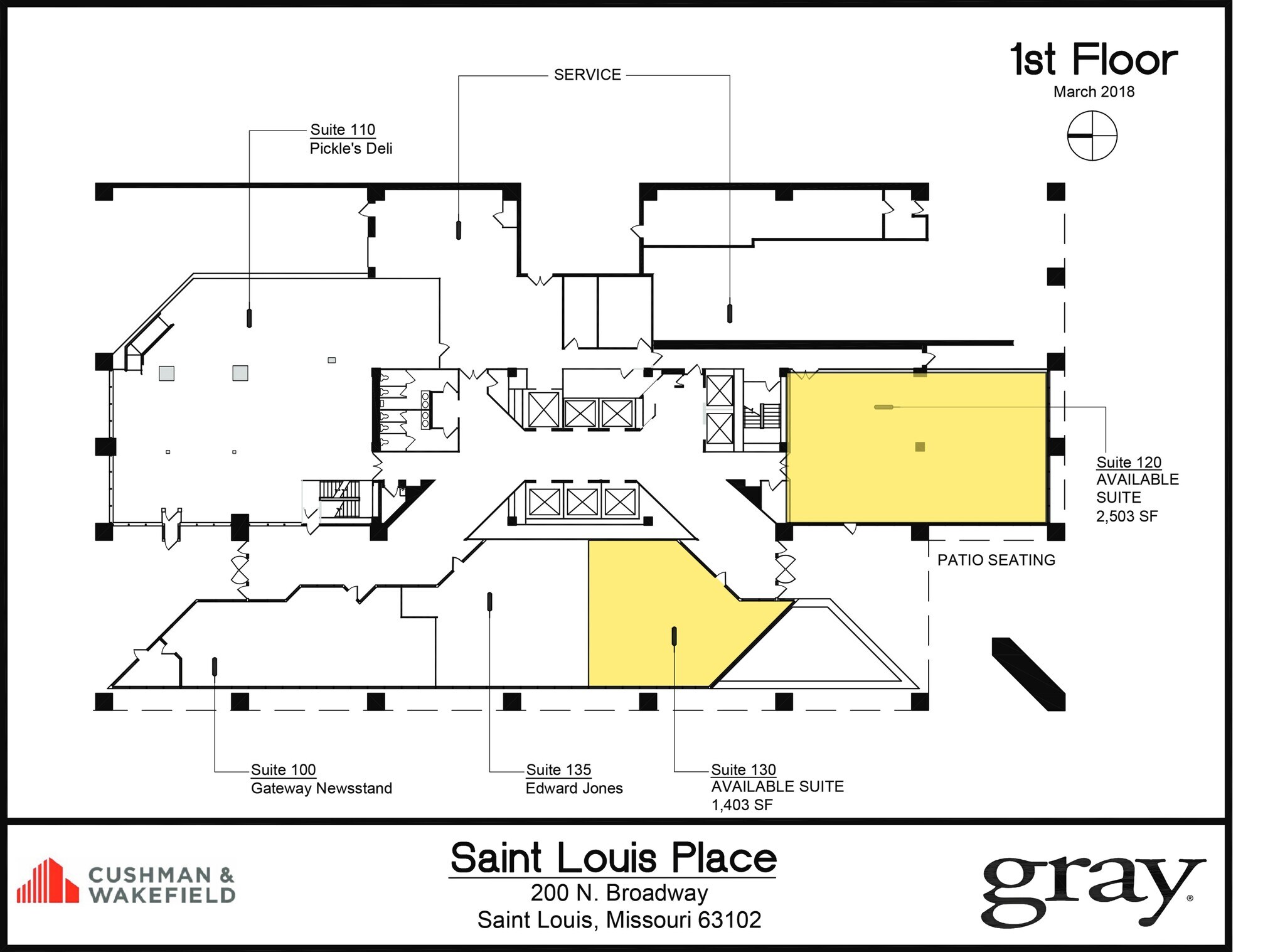 200 N Broadway, Saint Louis, MO for lease Floor Plan- Image 1 of 2