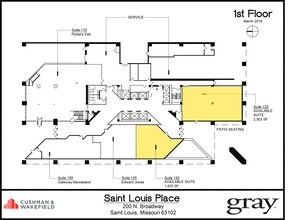 200 N Broadway, Saint Louis, MO for lease Floor Plan- Image 1 of 2