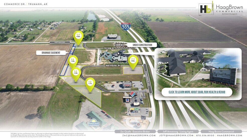 27001 Industrial Park Access Rd, Trumann, AR à vendre - Aérien - Image 2 de 3