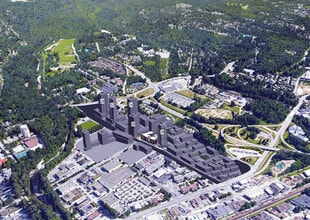 405 Marie Pl, North Vancouver, BC - AERIAL  map view