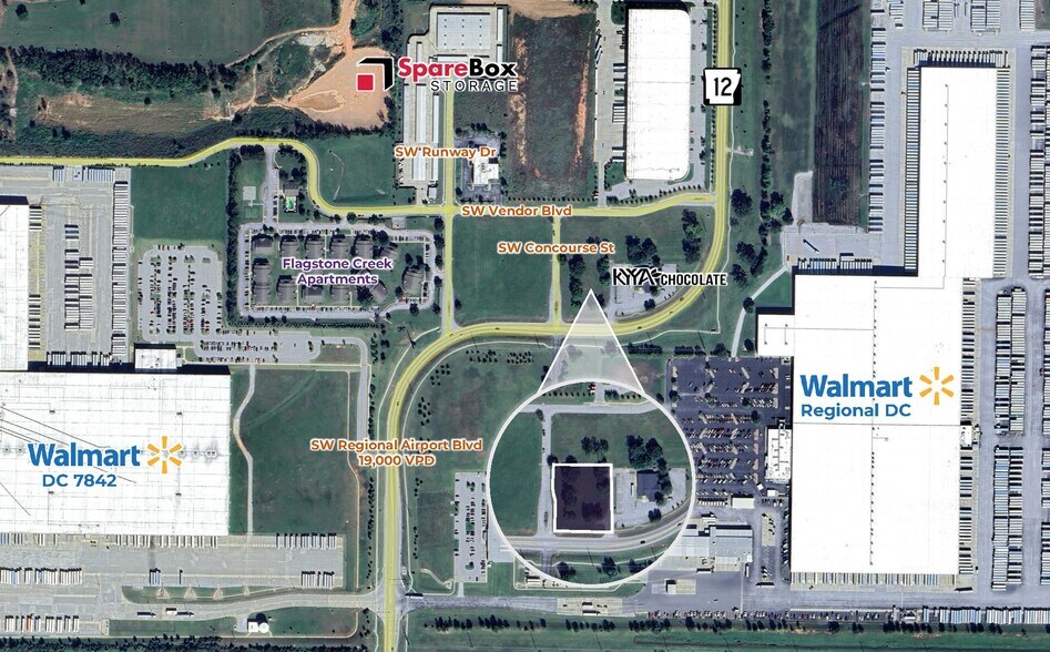 5207 SW Concourse St, Bentonville, AR à vendre - Aérien - Image 2 de 2