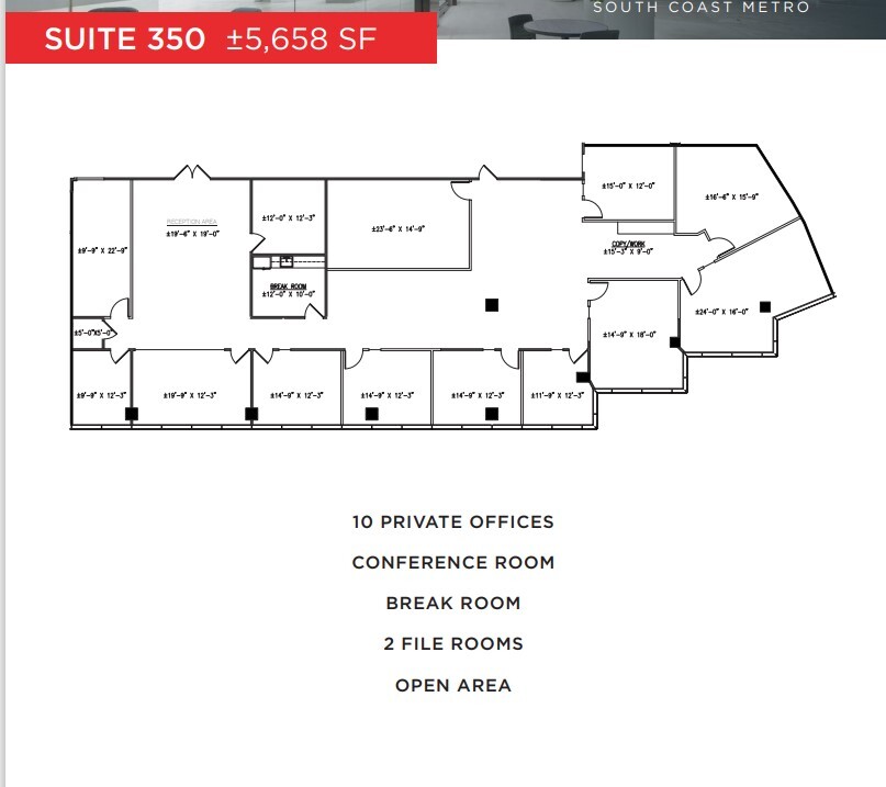 4 Hutton Centre Dr, Santa Ana, CA à louer Plan d  tage- Image 1 de 1