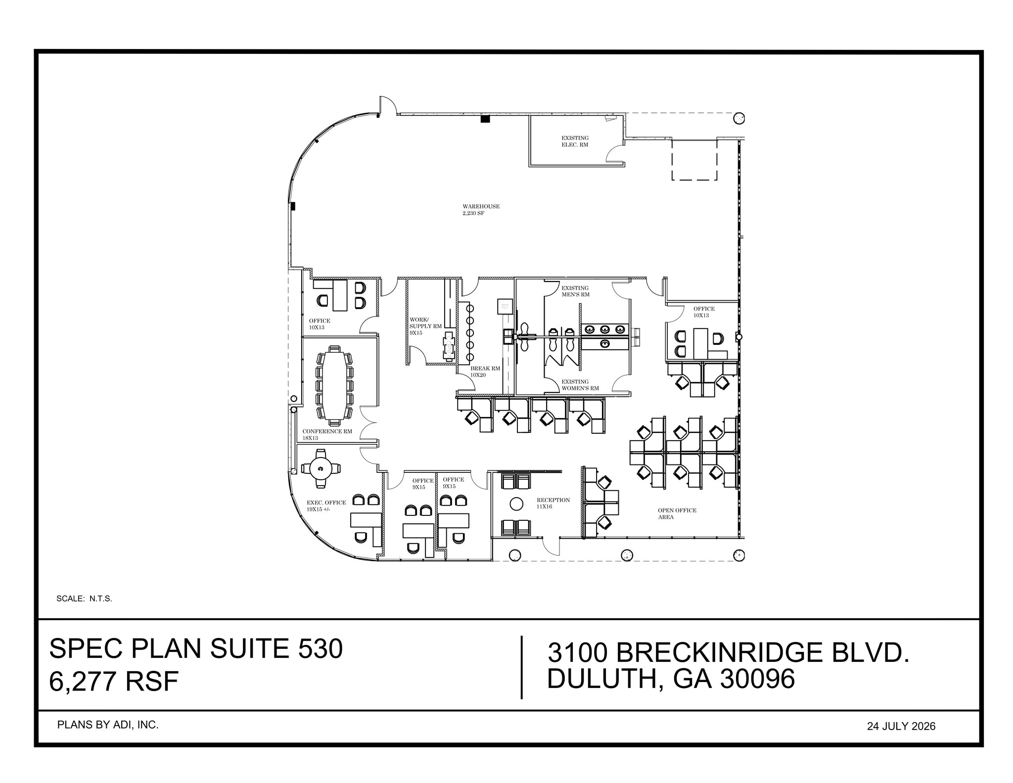 3100 Breckinridge Blvd, Duluth, GA for lease Site Plan- Image 1 of 1