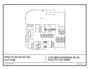 3100 Breckinridge Blvd, Duluth, GA for lease Site Plan- Image 1 of 1