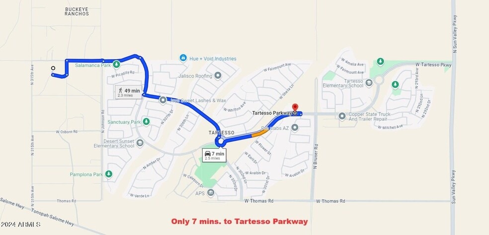 315th & Indian School Road -- Lot 1 Tonopah ave, Tonopah, AZ for sale - Building Photo - Image 3 of 4