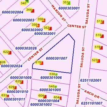 520 Saluda St, Rock Hill, SC à louer - Plan cadastral - Image 2 de 3