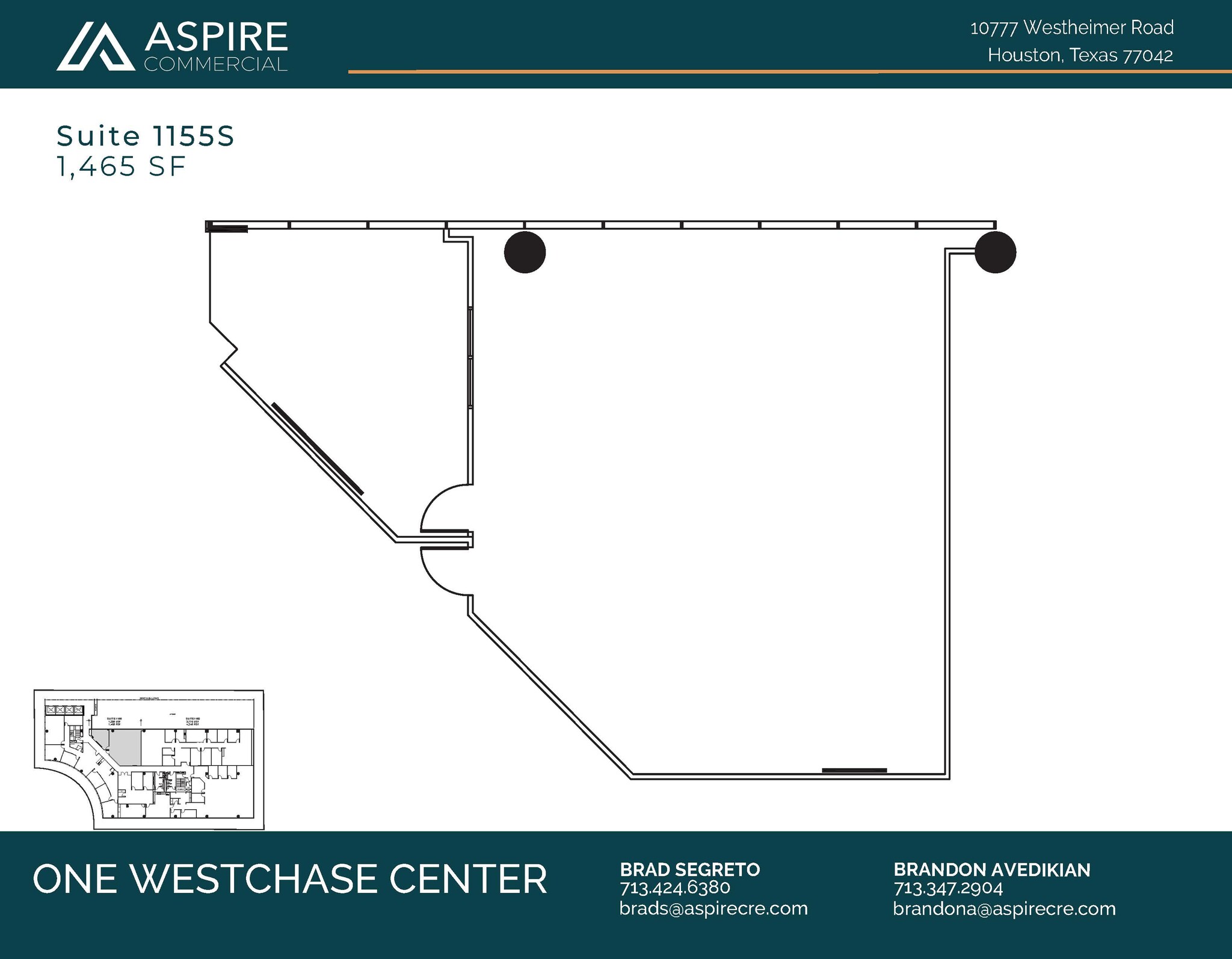 10777 Westheimer Rd, Houston, TX for lease Floor Plan- Image 1 of 2