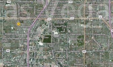 2881 S Valley View Blvd, Las Vegas, NV - Aérien Vue de la carte