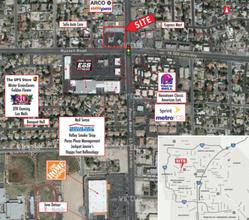 3380 E Russell Rd, Las Vegas, NV - aerial  map view