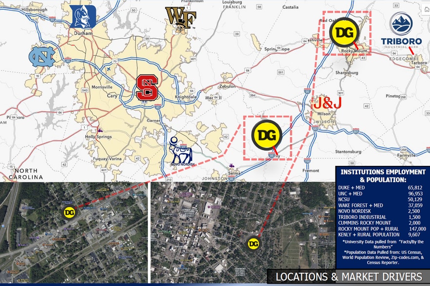 Dollar General Portfolio portefeuille de 2 propriétés à vendre sur LoopNet.ca - Aérien - Image 3 de 5