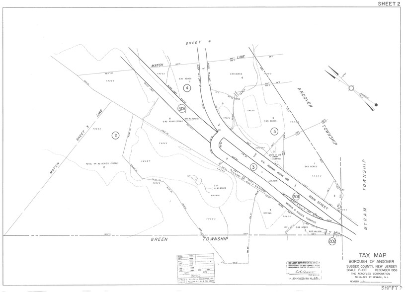 76 Main St, Andover, NJ à vendre - Plan cadastral - Image 3 de 3