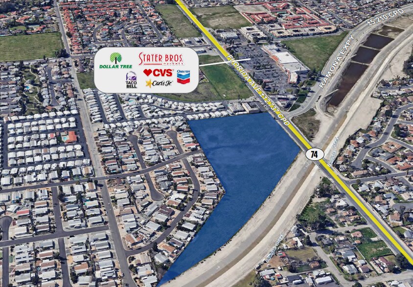 E Florida St, Hemet, CA for sale - Building Photo - Image 2 of 5