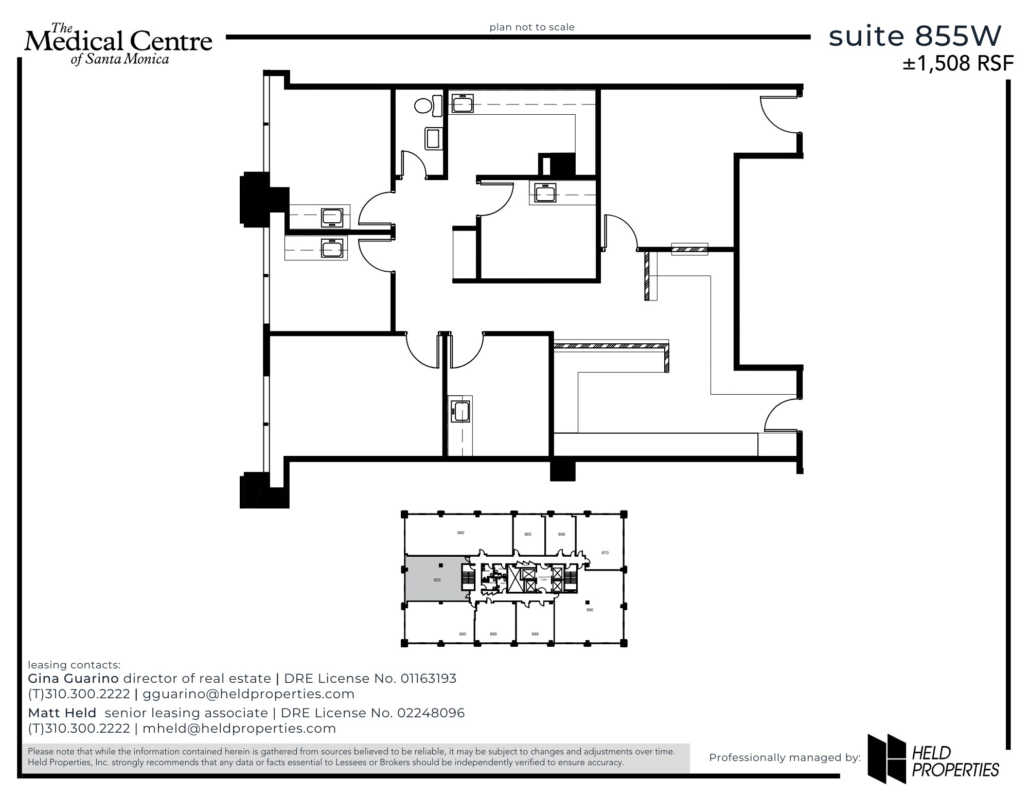 2001 Santa Monica Blvd, Santa Monica, CA for lease Floor Plan- Image 1 of 2