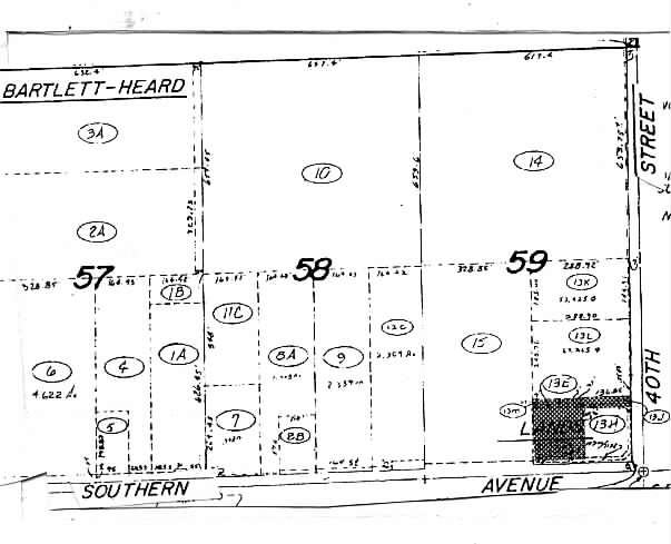 3920 E Southern Ave, Phoenix, AZ à vendre - Plan cadastral - Image 3 de 3