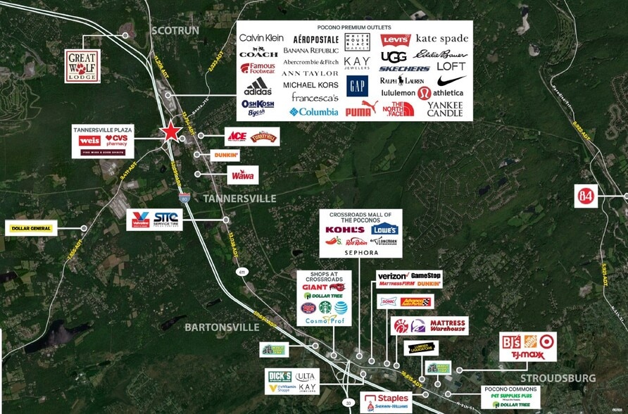 Pennsylvania 715, Tannersville, PA for sale - Building Photo - Image 2 of 3