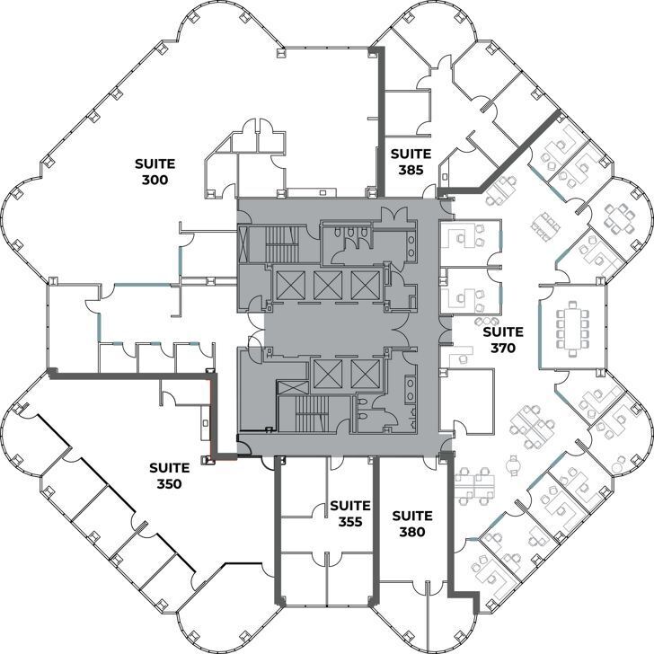 4270 Executive Sq, La Jolla, CA for lease Floor Plan- Image 1 of 1