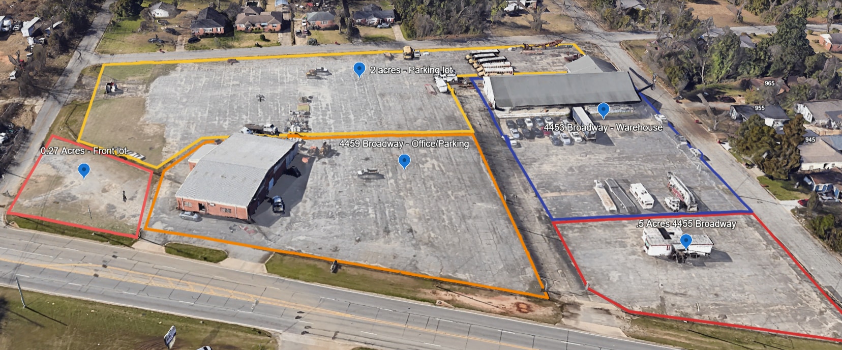 4453 Broadway, Macon-Bibb, GA for lease Aerial- Image 1 of 44