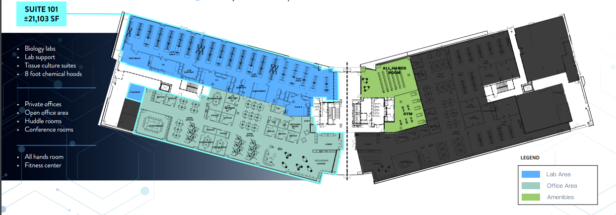 5000 Shoreline Ct, South San Francisco, CA à louer Plan d’étage- Image 1 de 1