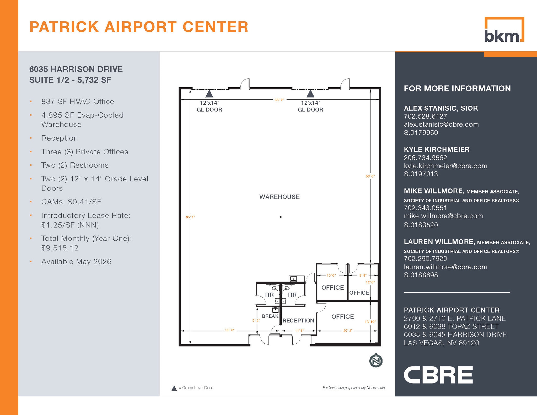 2700 E Patrick Ln, Las Vegas, NV à louer Plan d’étage- Image 1 de 1