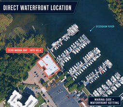 13200 Marina Way, Woodbridge, VA - Aerial map view