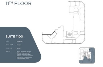 401 W A St, San Diego, CA à louer Plan d’étage- Image 1 de 1