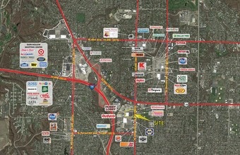 3425-3523 N University St, Peoria, IL - AERIAL  map view