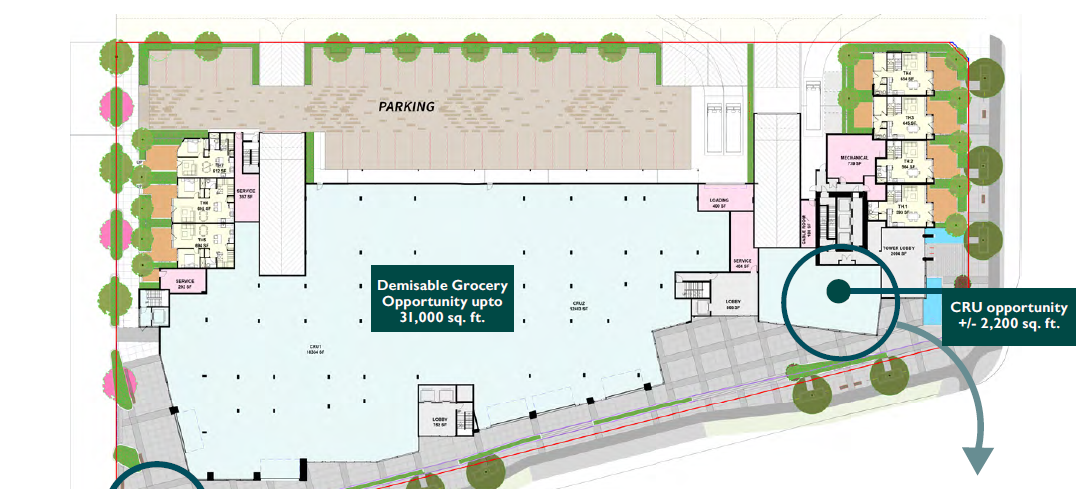 Lynn Creek Town Centre, North Vancouver, BC for lease Site Plan- Image 1 of 1