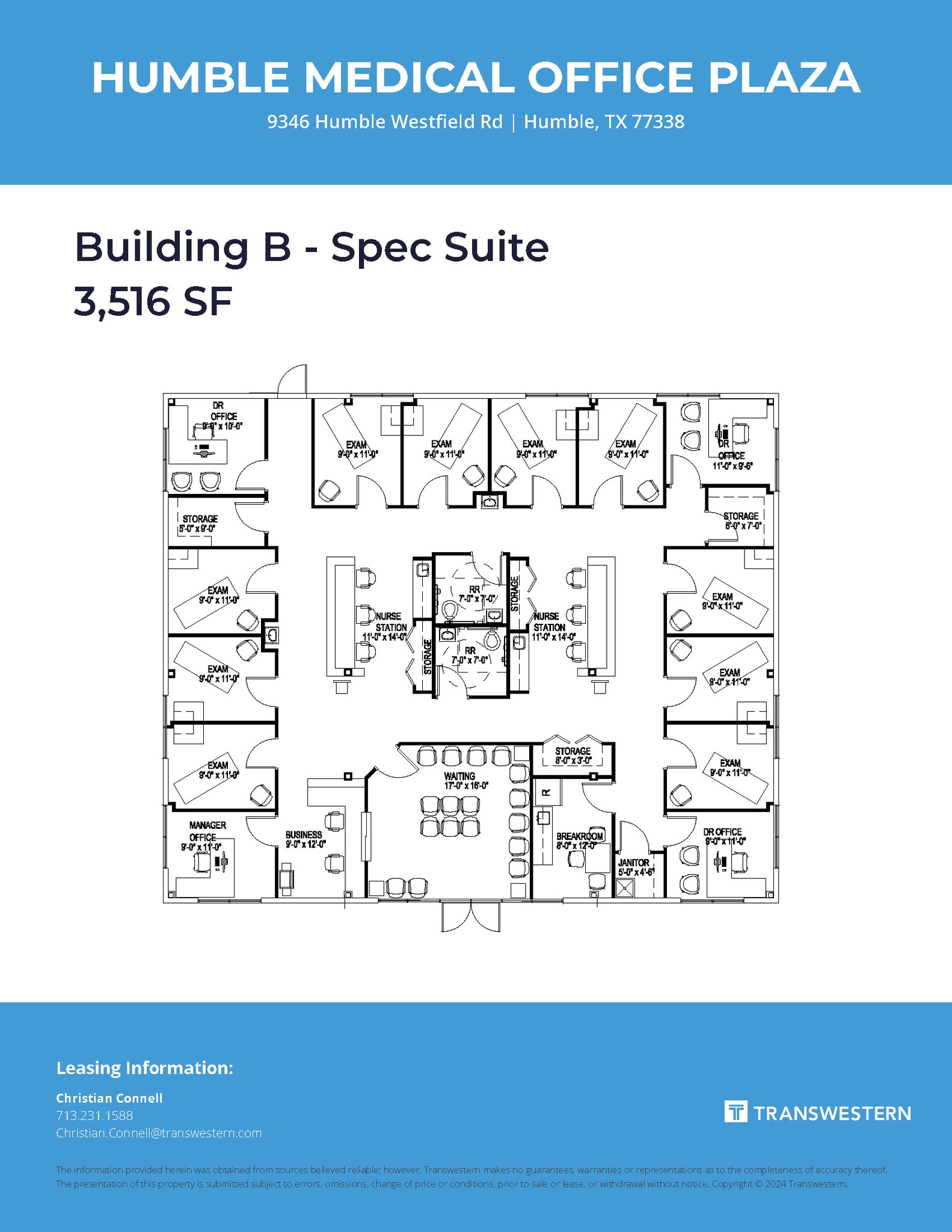 19451 Hightower Ln, Humble, TX à louer Plan d’étage- Image 1 de 1